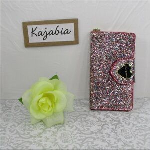 BETSEY JOHNSON Glittered Phone Wristlet